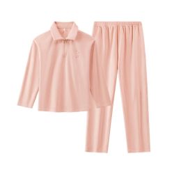YOUKESHU 短绒加厚家居服套装 男女款可选