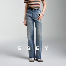 ESE-Y 女士牛仔裤 首尔蓝