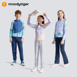 moodytiger 儿童冰皮衣 澜漪绿|修身款,建议拍大一码 165 cm