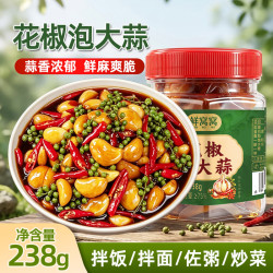 鲜窝窝 青花椒泡大蒜238g