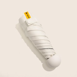 爱诺威 胶囊太阳伞防晒防紫外线遮阳晴雨伞两用女迷你五折叠小巧便携口袋