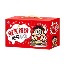 旺旺 旺气缤纷旺仔牛奶145ml*18罐原味苹果味多口味批发宿舍囤货