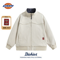Dickies 拼色飞行员夹克 杏色 L