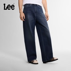 Lee 26男女款磨毛Loose Tapered超宽松锥形牛仔裤