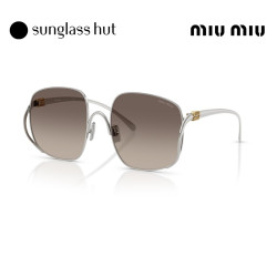 MIU MIU 太阳镜女渐变色墨镜方眼镜0MU A57S