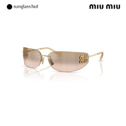MIU MIU MIUMIU缪缪太阳镜女款墨镜廓形潮流墨镜无框眼镜0MU A51S