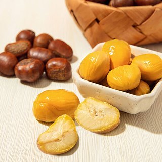 来伊份 有机甘栗仁 60g*7袋 休闲零食