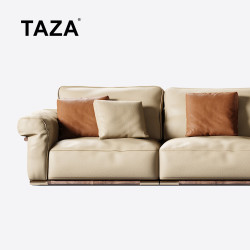 TAZA 意式轻奢功能沙发 别墅豪宅客厅搭配 进口全青皮模块组合沙发 [V级 全真皮] 模块1221组合