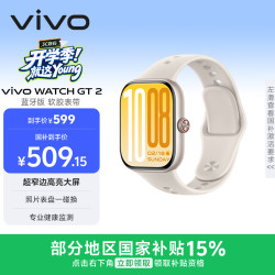 vivo WATCH GT 2蓝牙版 智能手表 空格白 软胶表带