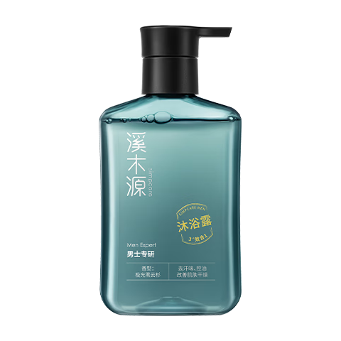 溪木源 男士黑云杉沐浴露 300ml