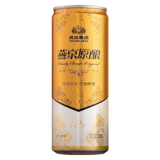 今日必买：燕京啤酒 黑金原酿 12°P 德式白啤 330ml*24罐