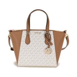 MICHAEL KORS 女式高级轻奢撞色LOGO百搭通勤百搭托特包手提单肩斜跨包