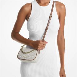 MICHAEL KORS 【老花腋下】Carmela迷你女士肩背包 通勤