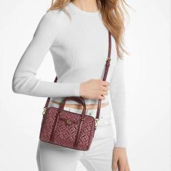 MICHAEL KORS TRAVEL 老花波士顿小包复古提花通勤约会手提单肩斜挎女包