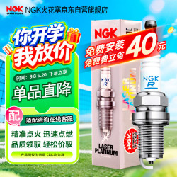 NGK 铱铂金原厂火花塞DILKR6D11G四支装三菱ASX劲炫欧蓝德2.0L/2.4L