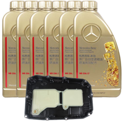 CFRD 适用于奔驰自动变速箱油/原装厂波箱油 9速油6瓶+原厂滤芯套装(重力换)