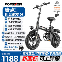永久 折叠电动车新国标代驾电动自行车超长续航成人小型电瓶单车锂电池 旗舰版-6重减震/全国联保/15A纯电45公里/进口LG电芯