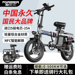 永久 铝合金版 松下电芯 25A 75KM 电动自行车