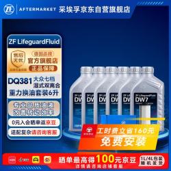 采埃孚 DQ381七档湿式双离合变速箱滤芯换油套装 适用新迈腾/帕萨特/途观L/Q3/途岳/探岳/CC/速派 6升
