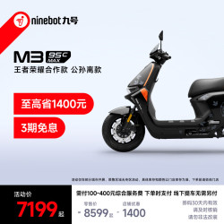 九号 电动摩托车M3 95c MAX 王者荣耀合作款 公孙离 高端铅酸电摩 到门店选颜色