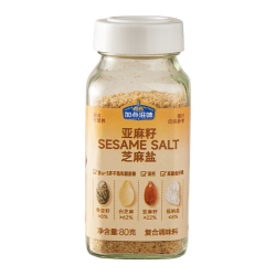 Taste Matters 亚麻籽芝麻盐 高钙高膳食纤维 80g 瓶装