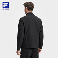 FILA 斐乐 高弹抗皱 深黑 L 175/96A 男士夹克