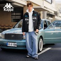 Kappa K0FZ2MM02D 复古美式赛车风 黑色 2XL 运动棉服