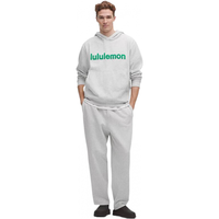 lululemon Steady State 男士套头连帽卫衣 杂色核心超浅灰 L