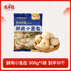 包丰冠 老面鲜肉小笼包早餐半成品速冻早饭食儿童手工包子
