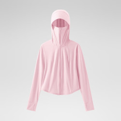 蕉内 凉皮3系修身凉感吸湿防晒衣服女士截短款户外防紫外线夏季款外套 软糖粉