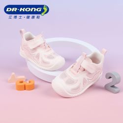 江博士 春季女童一阶段网面透气软底步前鞋1B13A1003BW0