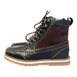 Clarks 男款高帮工装靴 黑色 42