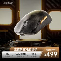 JAMES DONKEY/贝戋马户 碳纤维轻量化 游戏鼠标  星尘黑
