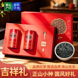 翠春园 7翠春园桐木关正山小种武夷红茶浓香型2026年中秋节礼盒装200g