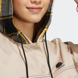 adidas NEO外套女装春秋款新款连帽防风运动服健身训练休闲 IA6892 M