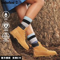 Timberland 马丁靴女鞋春秋款户外休闲鞋踢不烂大黄靴英伦风高帮靴女