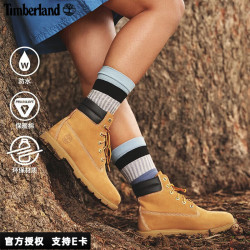 Timberland 马丁靴女鞋春秋款户外休闲鞋踢不烂大黄靴英伦风高帮靴女