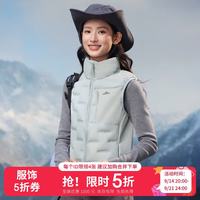 鸭鸭羽绒服 鸭鸭（YAYA）冬季女式立领羽绒马甲轻薄修身防风保暖轻盈舒适日常休闲