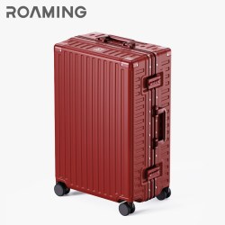 ROAMING 酒红色行李箱结婚箱子新娘陪嫁箱皮箱拉杆箱旅行箱女