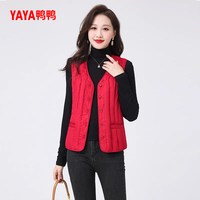 移动端：鸭鸭羽绒服 鸭鸭中老年轻薄羽绒服马甲2026秋冬背心内搭内胆鸭绒妈妈装短外套