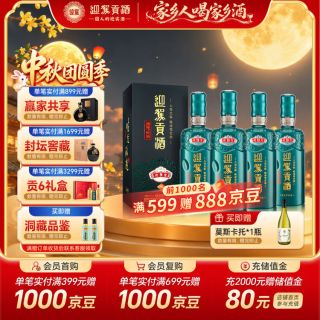 迎驾贡酒 洞藏9 浓香型白酒 42度 500ml*4瓶整箱装