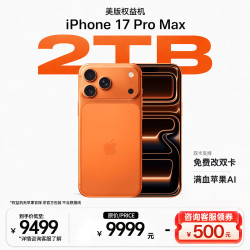 Apple iPhone 17 Pro Max A19芯片 橙色 2TB 5G手机