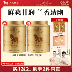 八马茶业 一级 清香型 铁观音 252g 金罐装