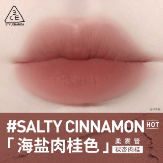 移动端：3CE 柔雾管海盐肉桂色柔焦哑光显白口红国际高级 SALTY CINNAMON 海盐肉桂色 4g