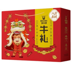 科尔沁 八方来财纯肉零食礼盒1110g牛肉干