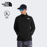 北面 软壳外套 男款 防风防泼水 立领 黑色 2XL