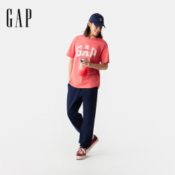 Gap 男装秋季款基础款松紧针织束口裤宽松休闲长裤725651 海军蓝 L 175/84A 亚洲尺码