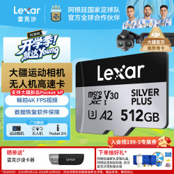 雷克沙 MicroSD存储卡 512GB（UHS-I、V30、A2)