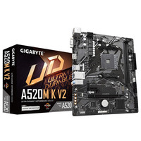 AMD 锐龙R5 5600 5600GT 5700X 配技嘉A520M B550M 主板CPU套装 板U套装 A520M K V2 主板+R5 5600X散片
