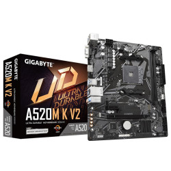 AMD 锐龙R5 5600 5600GT 5700X 配技嘉A520M B550M 主板CPU套装 板U套装 A520M K V2 主板+R5 5600X散片